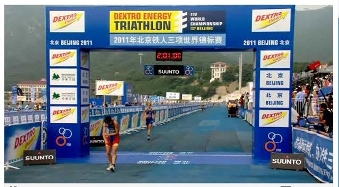 Ainhoa Murua En El Triatlón De Pekín