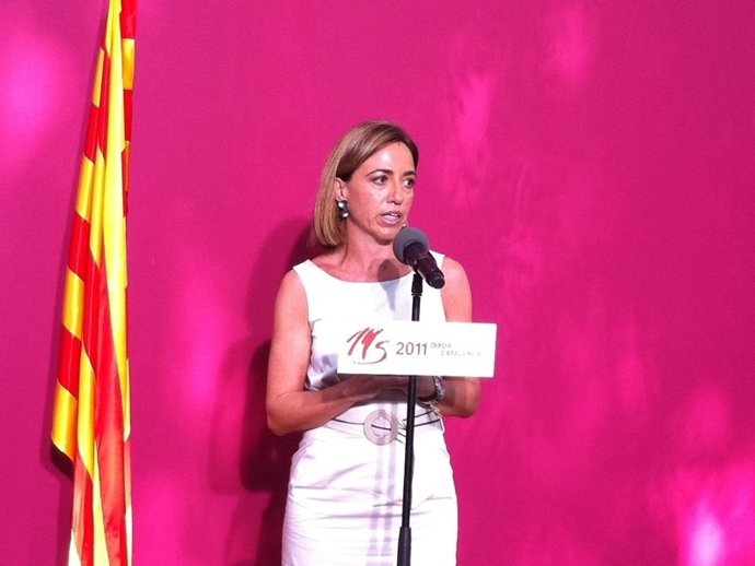 Carme Chacón En La Diada De Catalunya