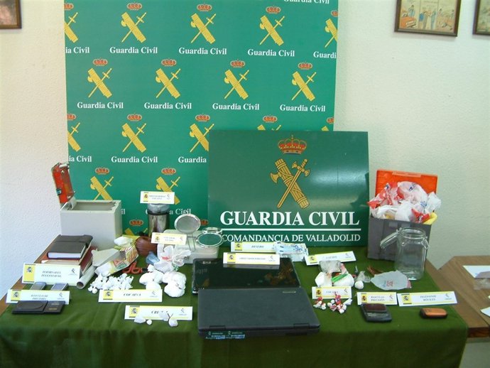 Droga Y Efectos Intervenidos En Una Operación En Tordesillas