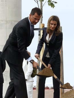 Los Príncipes De Asturias En El Homenaje Del Décimo Aniversario Del 11S