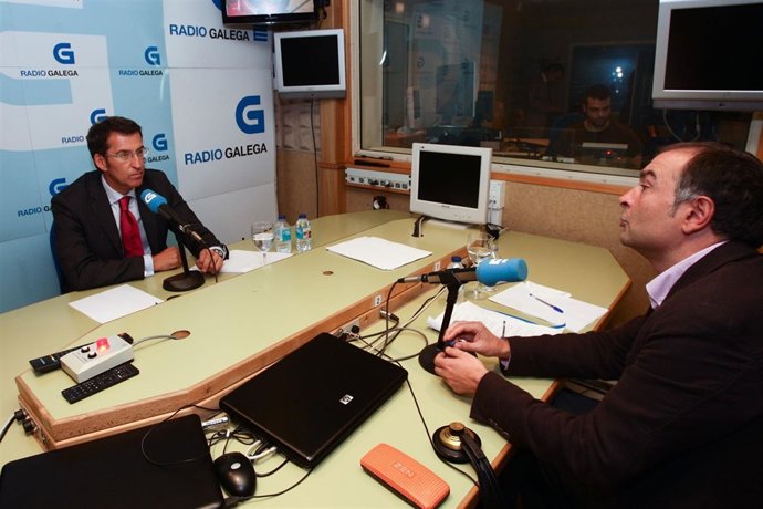 Alberto Nunez Feijoo Es Entrevistado Na Radio Galegafoto: Ana Varela