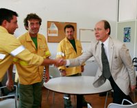 M.Díaz Trillo se desplaza a Mijas para conocer los trabajos de extinción del incendio forestal