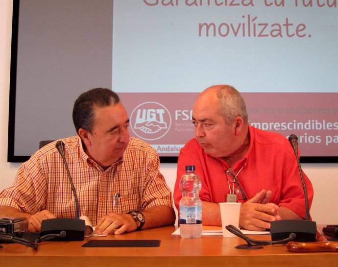 Antonio Tirado Y Manuel Pastrana, Hoy En Una Asamblea De UGT.