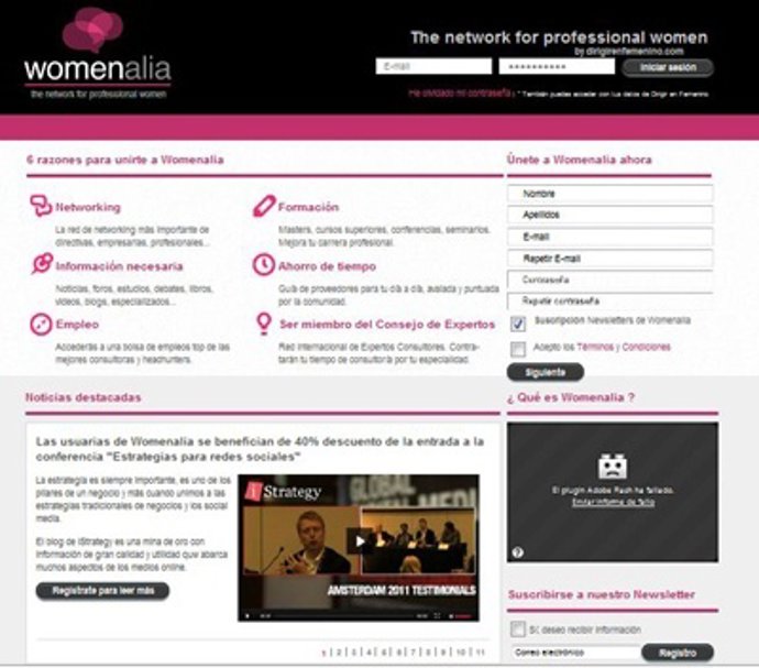 Nueva Web Womenalia
