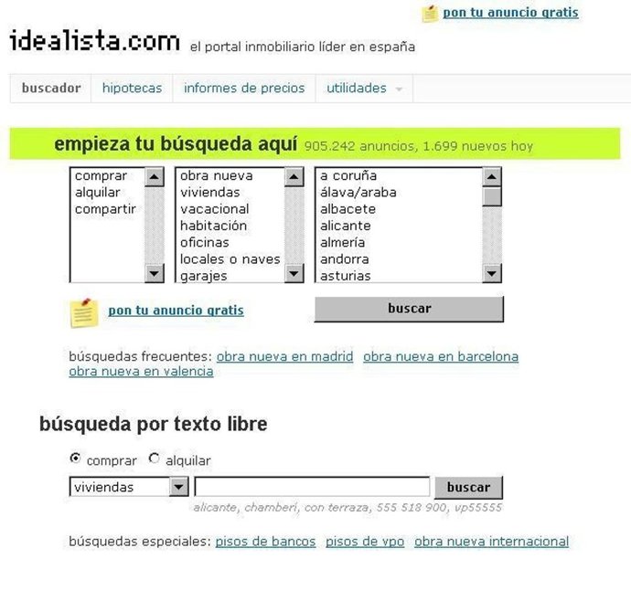 Página Web De Idealista