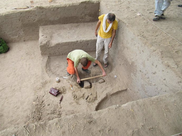 Imagen De Una Excavación Al Norte De Gujarat
