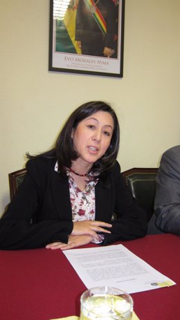 La Embajadora De Bolivia En España, María Del Carmen Almendras Camargo