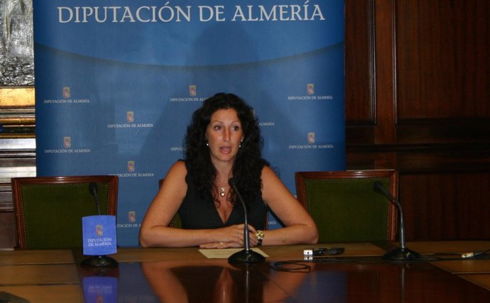 La Diputada De Cultura De La Diputación De Almería, María Vázquez