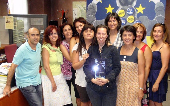 Equipo CIPAJ Con Premio Eurodesk