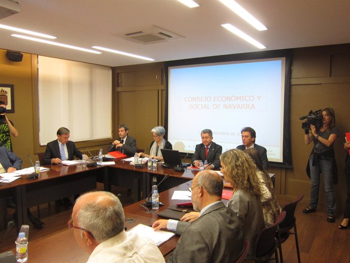 Reunión Del Consejo Económico Y Social De Navarra.