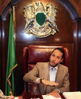 Saadi Gadafi, uno de los hijos de Muamar Gadafi