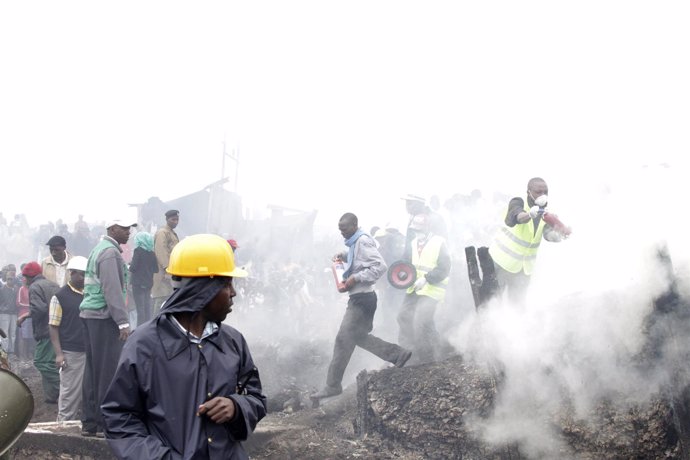 Incendio En Una Barriada De Nairobi Deja Más De 75 Muertos
