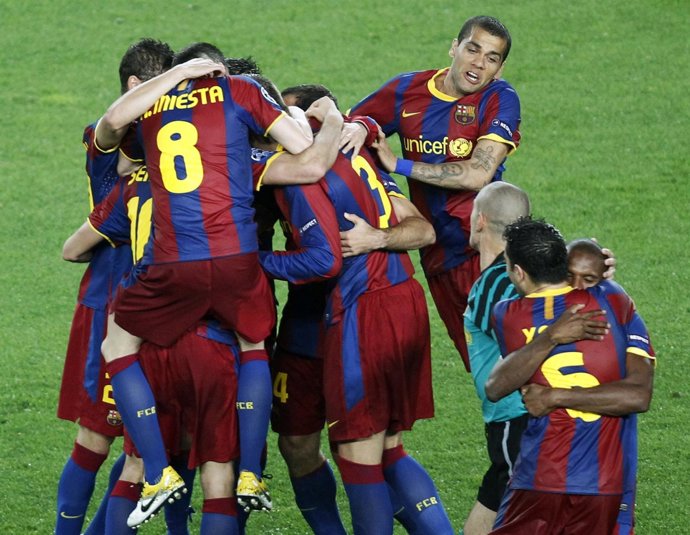 El Barça Celebra El Pase