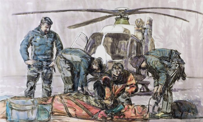 Obra 'Rescate', Del Artista Luis Toro Nadal