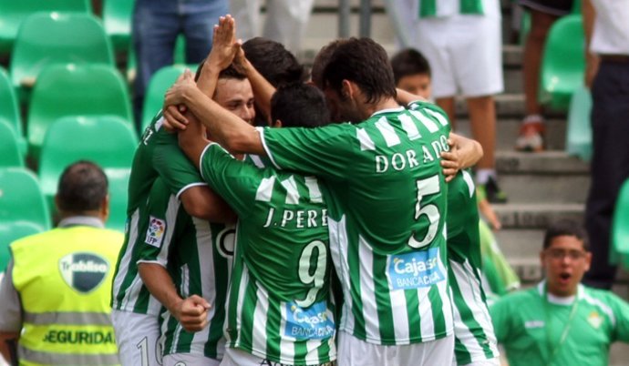 Rubén Castro Celebra Su Gol Del Pasado Domingo Ante El Mallorca 