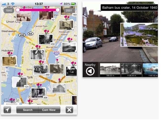 Aplicación Historypin