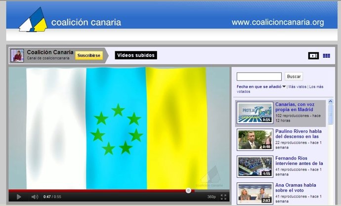 Captura Donde Aparece La Bandera Independentista En El Video De CC