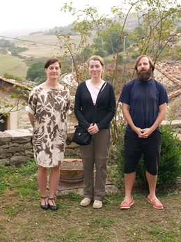 Espada Y Monleón Con Eva Fernández, De La Fundación Botín