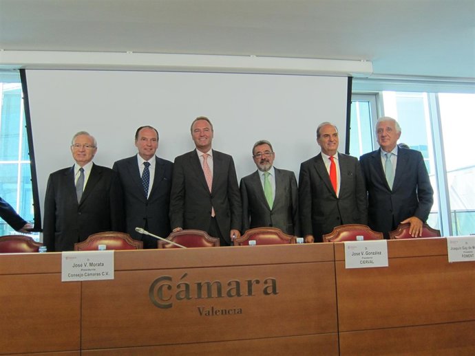 Fabra Y Empresarios En Acto De Apoyo Al Corredor Mediterráneo