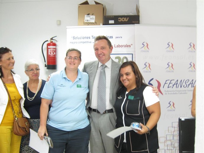 El Consejero De Empleo, Manuel Recio, En Un Acto En El Polígono Sur De Sevilla