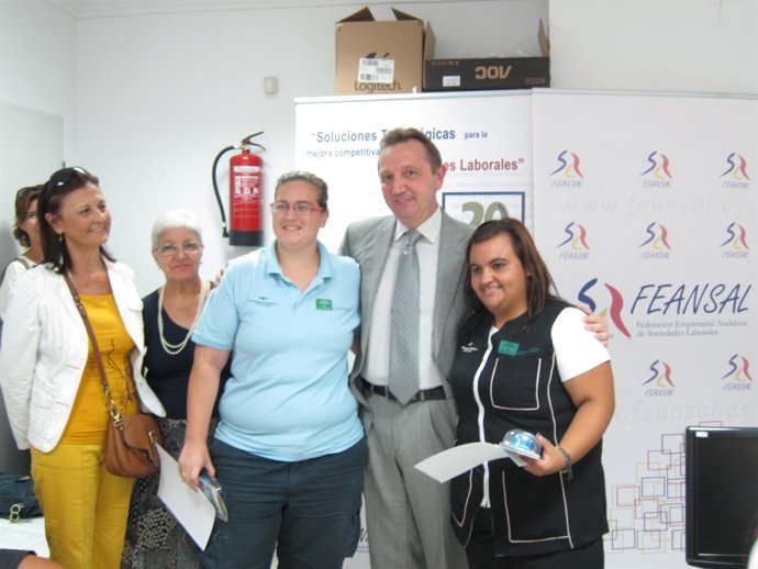 El Consejero De Empleo, Manuel Recio, En Un Acto En El Polígono Sur De Sevilla