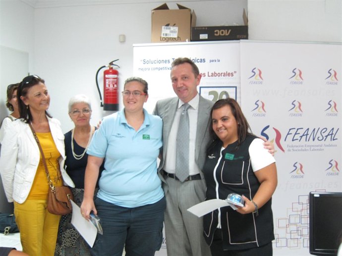 El Consejero De Empleo, Manuel Recio, En Un Acto En El Polígono Sur De Sevilla