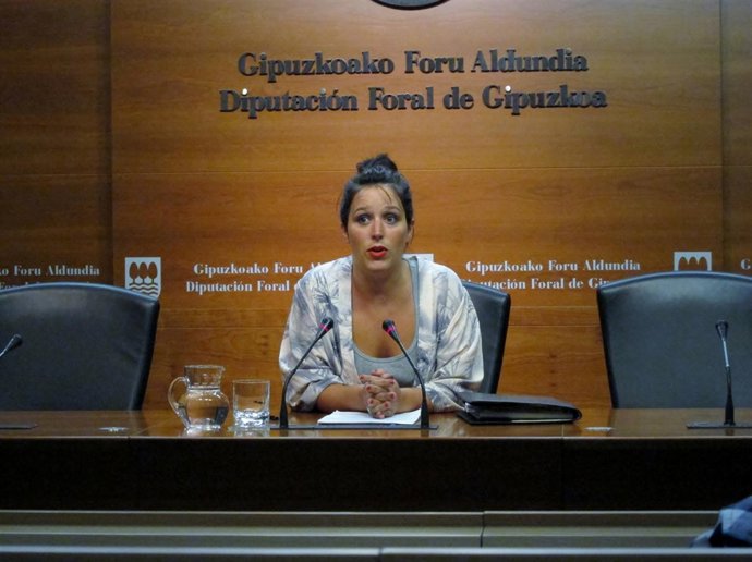 Portavoz De La Diputación De Gipuzkoa Larraitz Ugarte