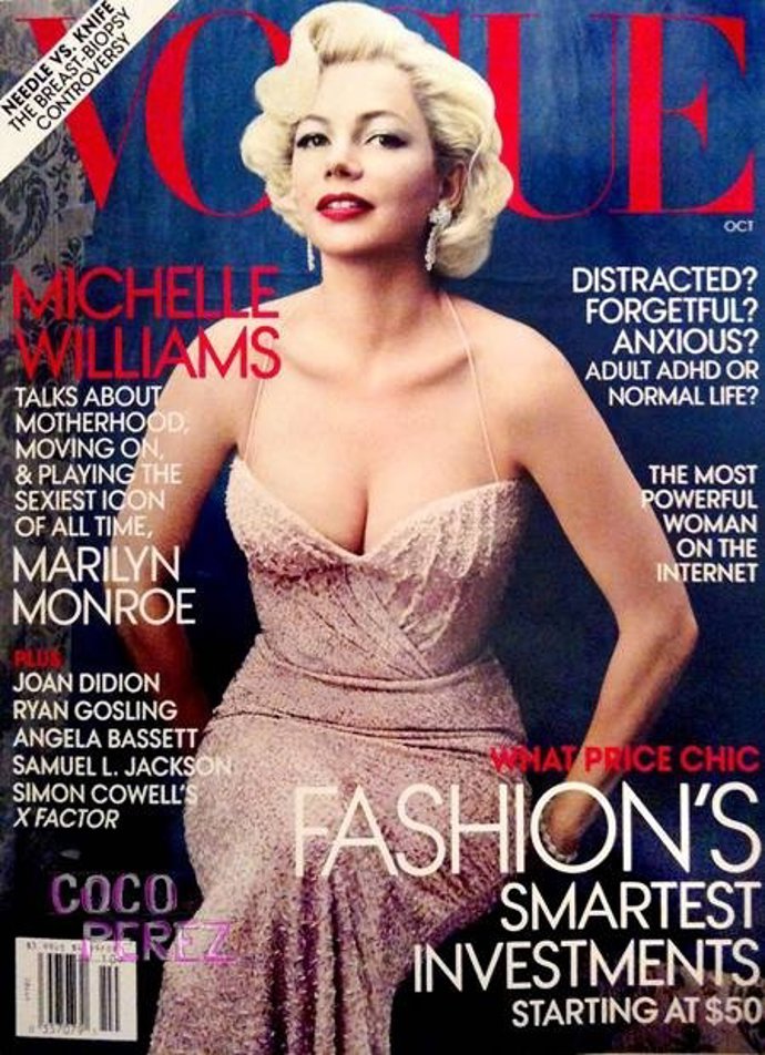 Michelle Williams En La Portada De Vogue
