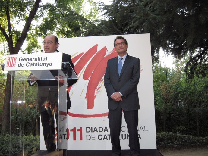 El Presidente De La Generalitat Artur Mas Celebra La Diada En Madrid