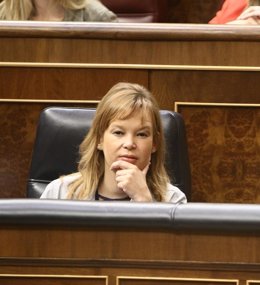 Leire Pajín, En El Banco Azul Del Congreso 