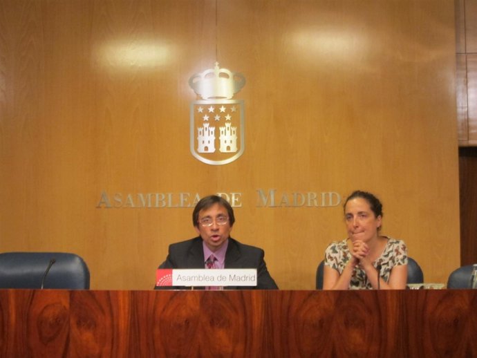 Ramón Marcos En Rueda De Prensa En La Asamblea De Madrid