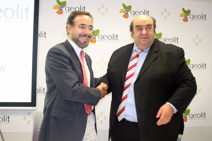 El Presidente De Geolit Junto Al De La Cámara De Comercio De Jaén