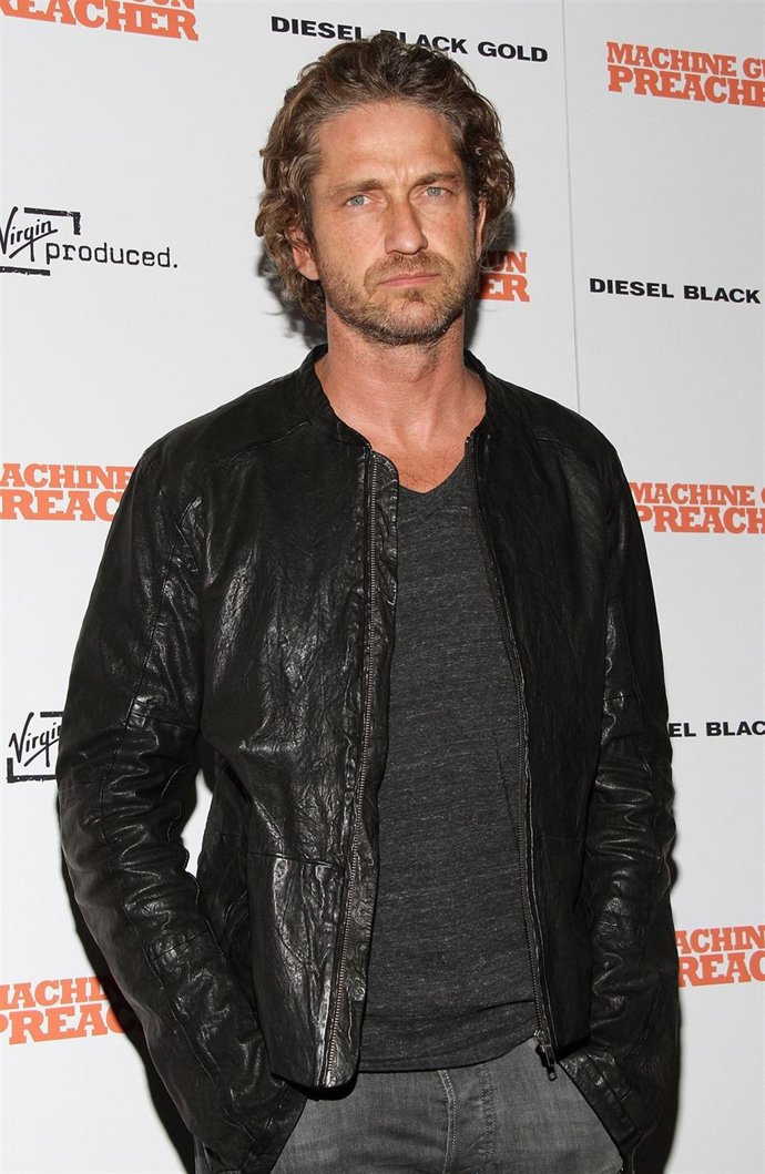 Gerard Butler En La Premiere De  "Machine Gun Preacher" 