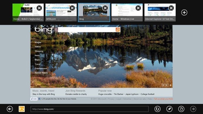 Imagen De IE 10 En Windows 8 Por Microsoft 
