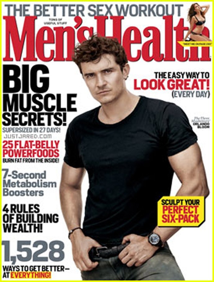 Orlando Bloom En La Portada De Men's Health 