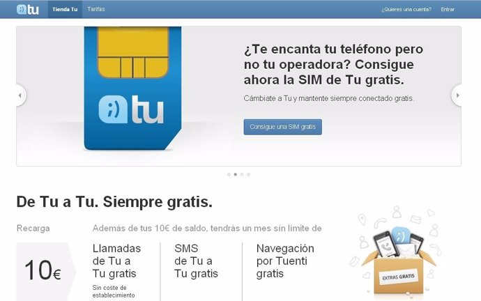 Web Tienda Tuenti