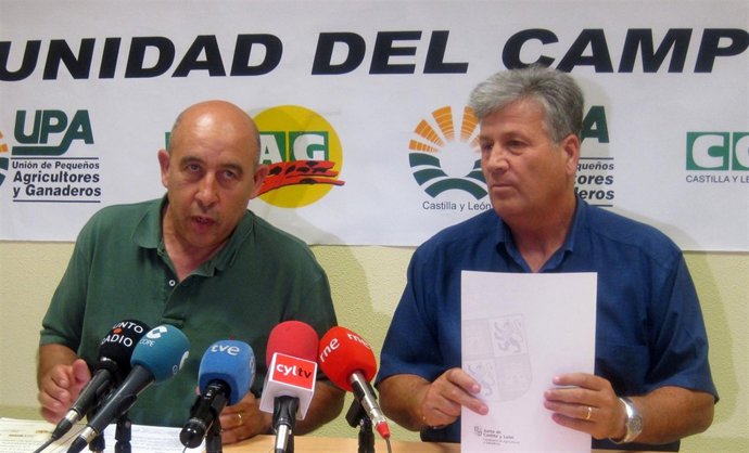 Aurelio Pérez Y Julio López, De COAG Y UPA, Respectivamente