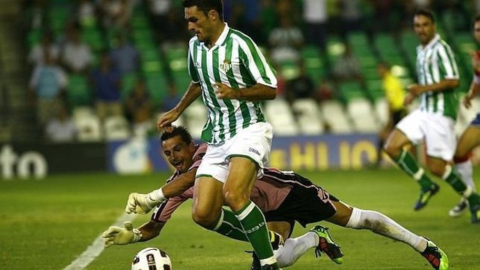 Jorge Molina, En Un Partido Del Betis 