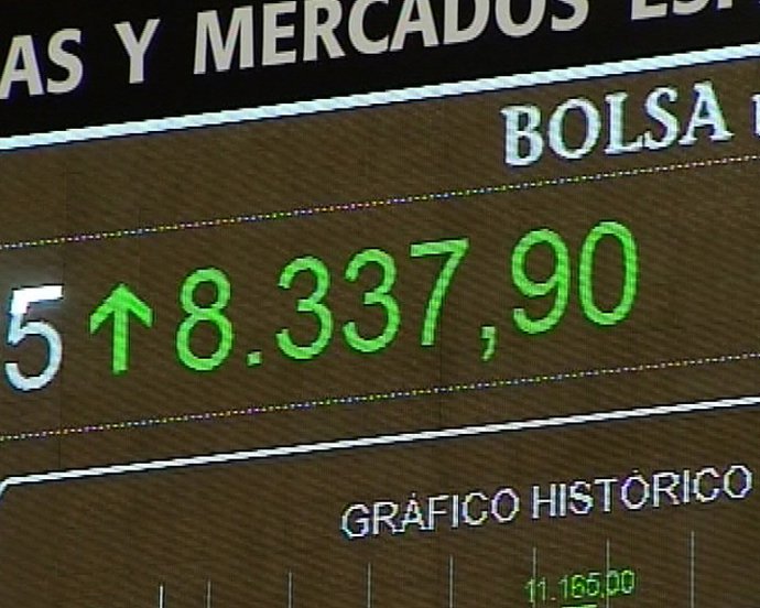 El Ibex cierre con 8.300 puntos