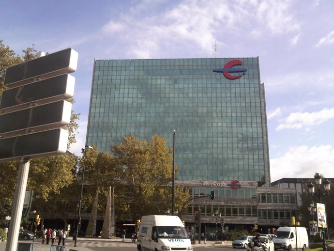 La sede central de Ibercaja en Zaragoza