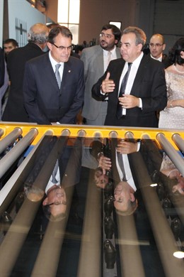 Artur Mas En Una Visita A Porqueres