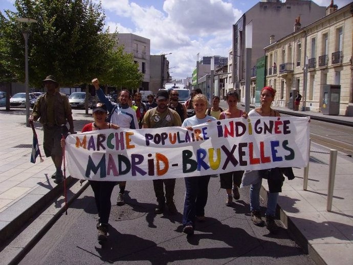 Indignados Camino A Bruselas, 15M