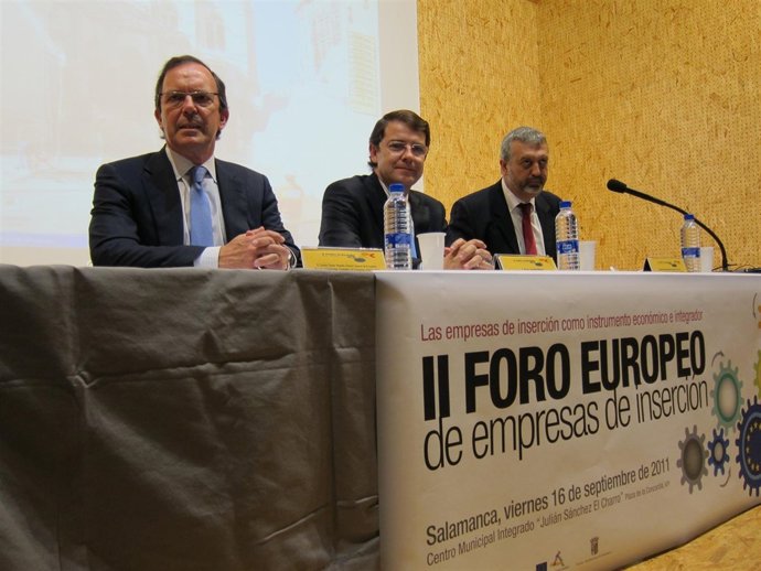 Mesa De La Inauguración Del II Foro Europeo De Empresas De Inserción