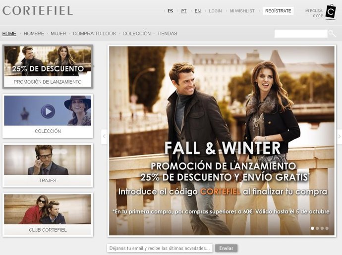 Página Web De Cortefiel 