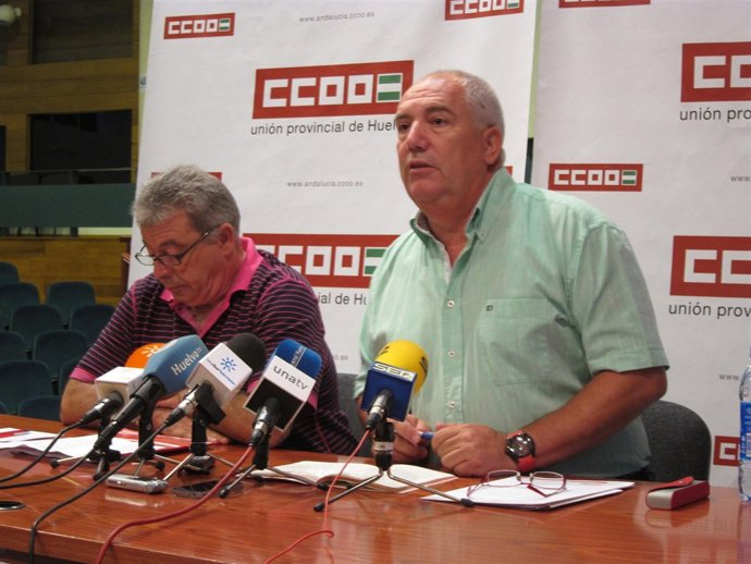 El Secretario General De CCOO-A, Francisco Carbonero, En Rueda De Prensa.