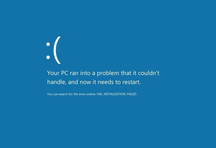 Pantalla De Error En Windows 8 Por Wikipedia 