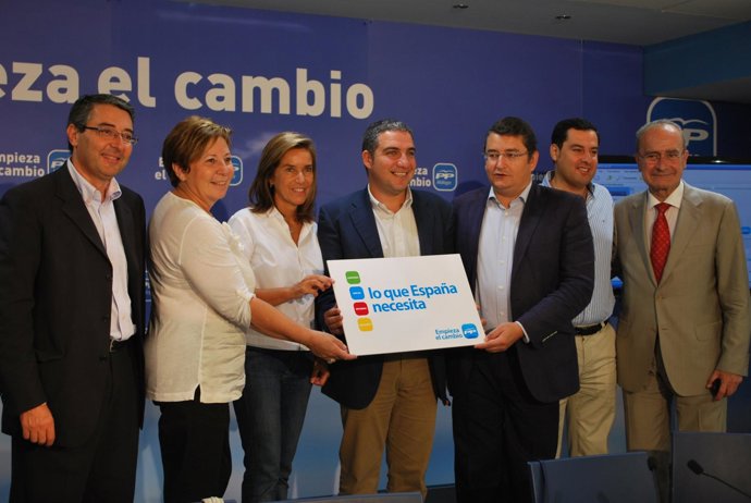 Presentación De La Convención Nacional Del PP En Málaga En Octubre