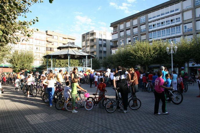 Marcha En Bicicletas En Santoña