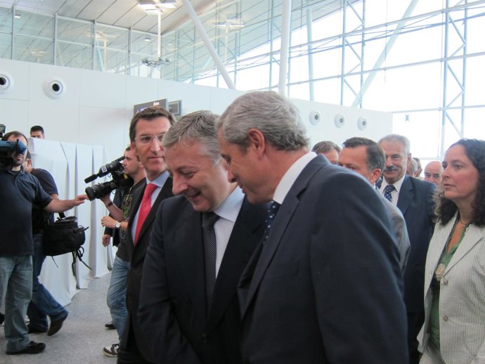 José Blanco En La Nueva Terminal De Lavacolla