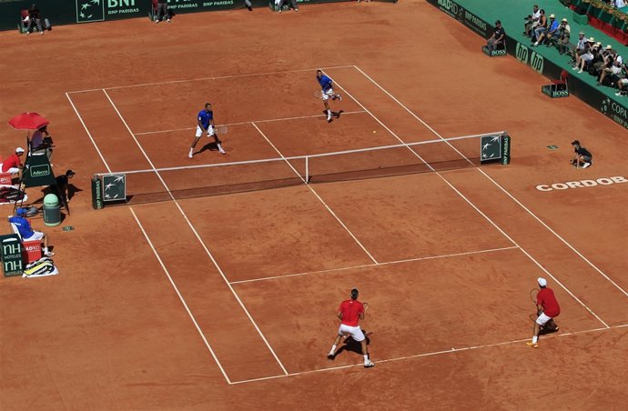 España Y Francia En El Dobles De La Copa Davis